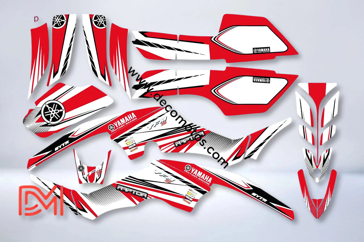 Kit grafiche Yamaha YFM 350 Raptor - BLU YAMAHA
