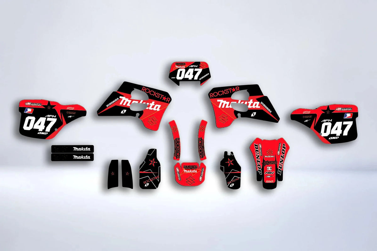 Dekor-Kit SUZUKI RMX / SMX 1998-2001 - ROCKSTAR