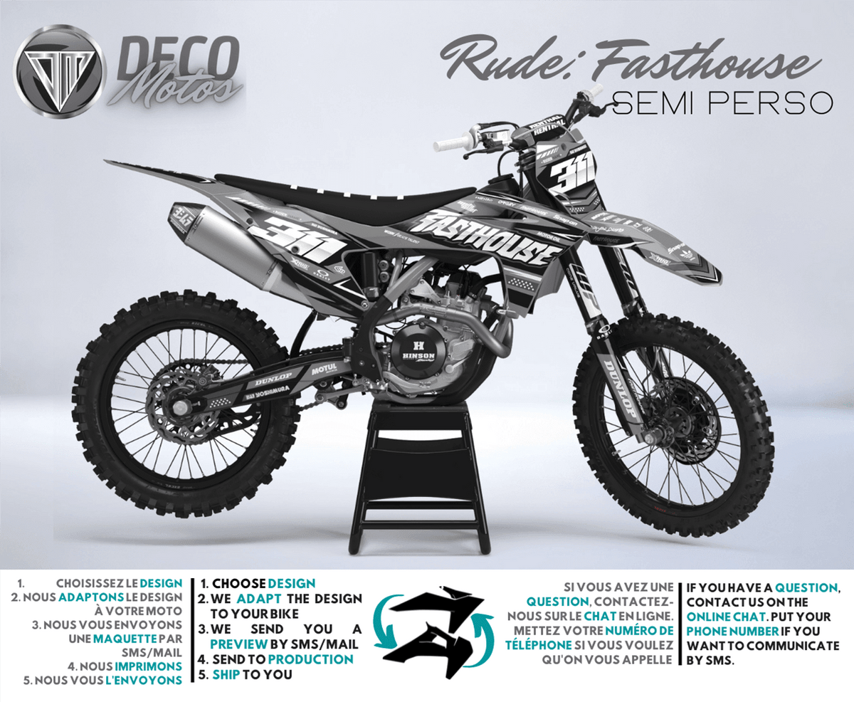Fasthouse - Semi-Custom Decal Kit