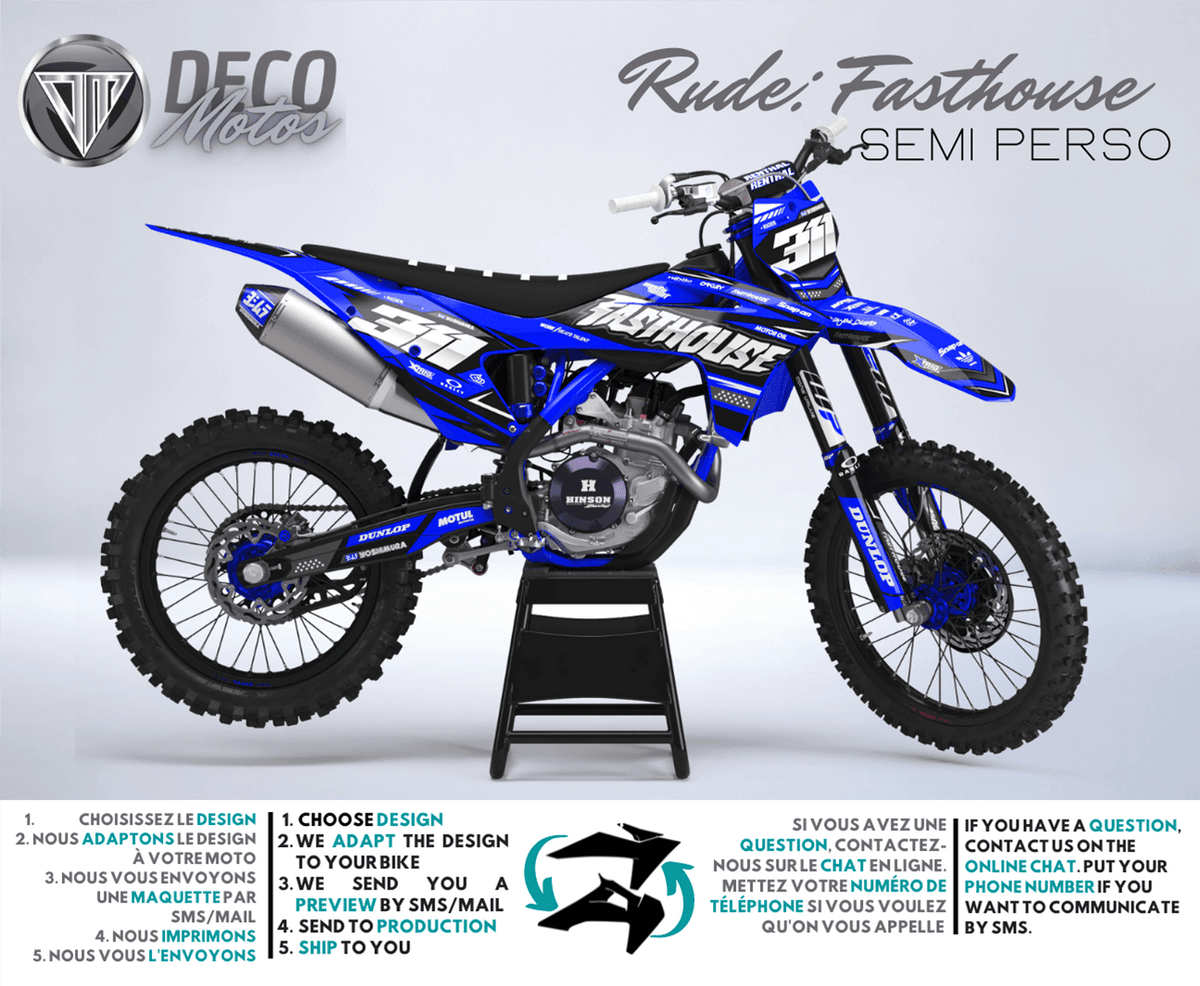 Fasthouse - Semi-Custom Decal Kit