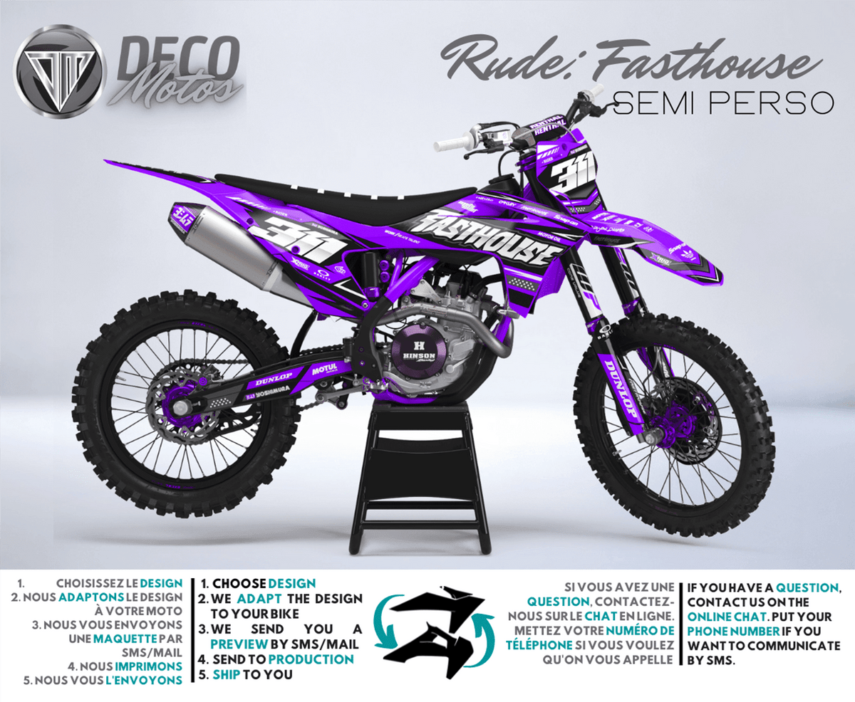 Fasthouse - Semi-Custom Decal Kit