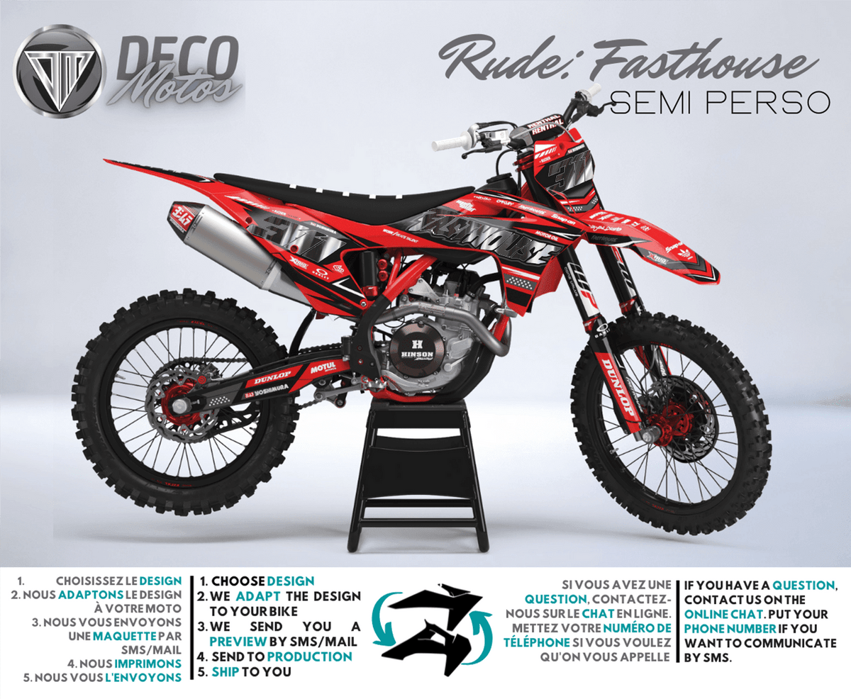 Fasthouse - Semi-Custom Decal Kit