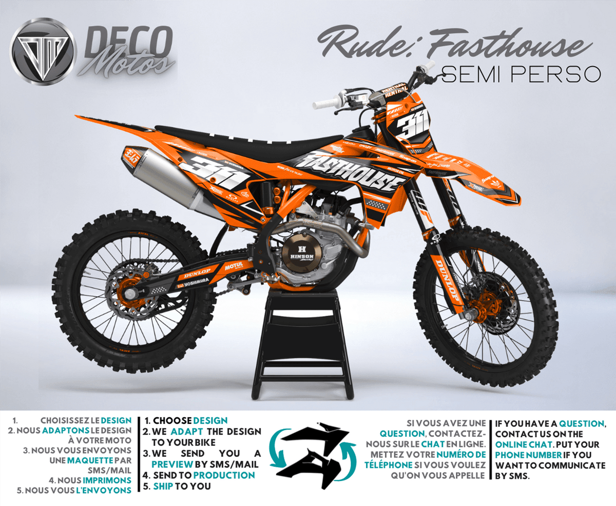 Fasthouse - Semi-Custom Decal Kit
