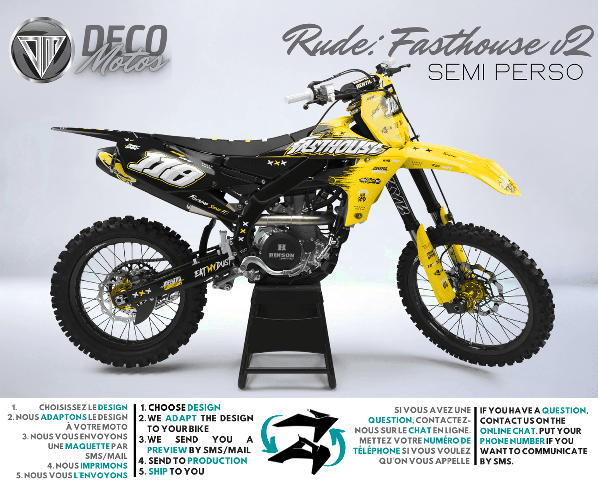 Fasthouse V2 - Kit de decoración semi-personalizado