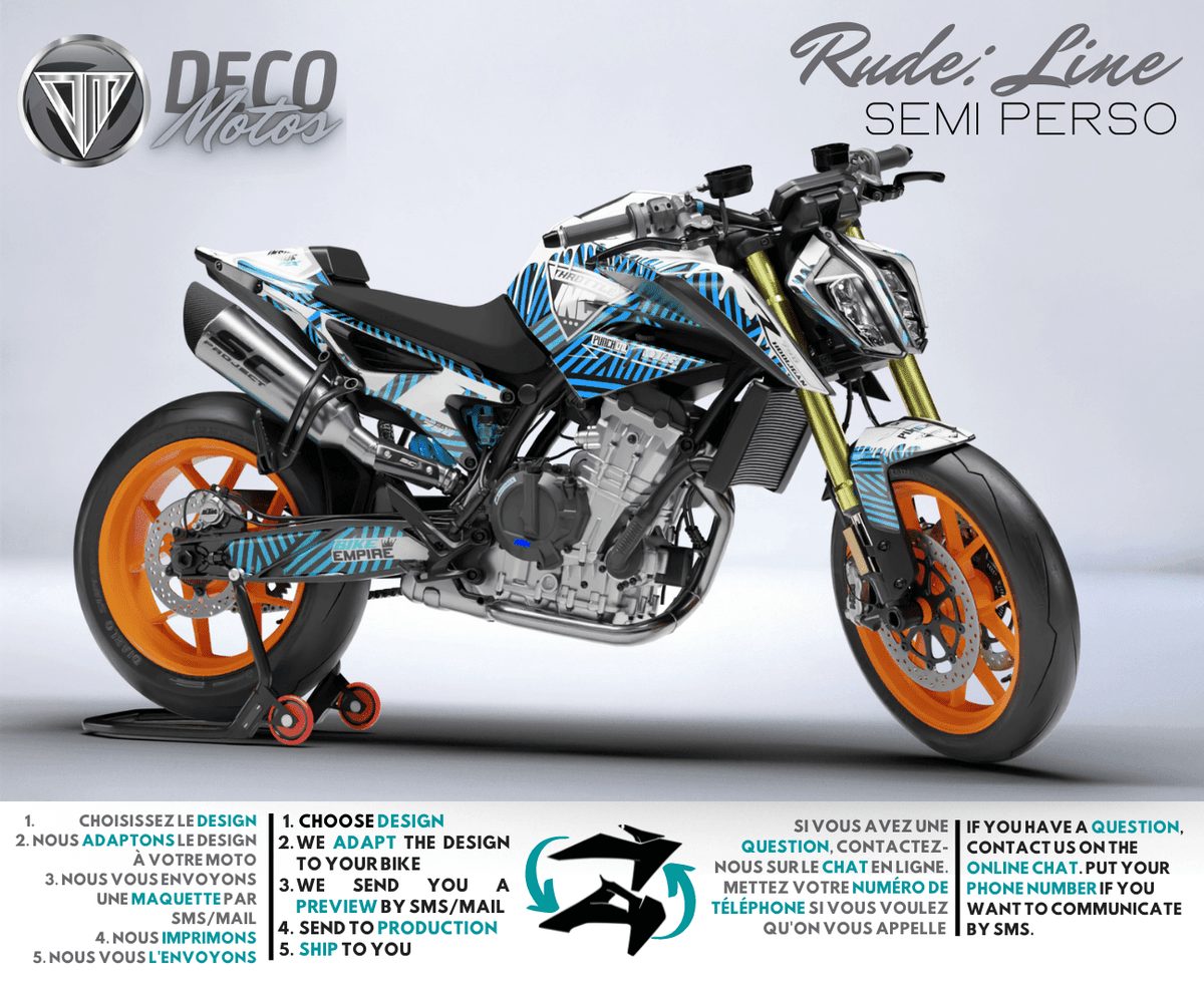 Line - KTM DUKE Semi-Custom graphics kit