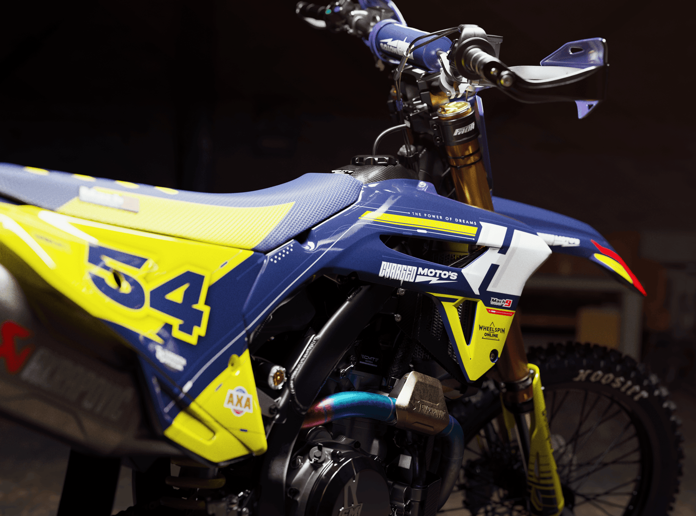 Kit Decoração Honda CRF 250 2022-2024 & CRF 450 2021-2024 - Céu