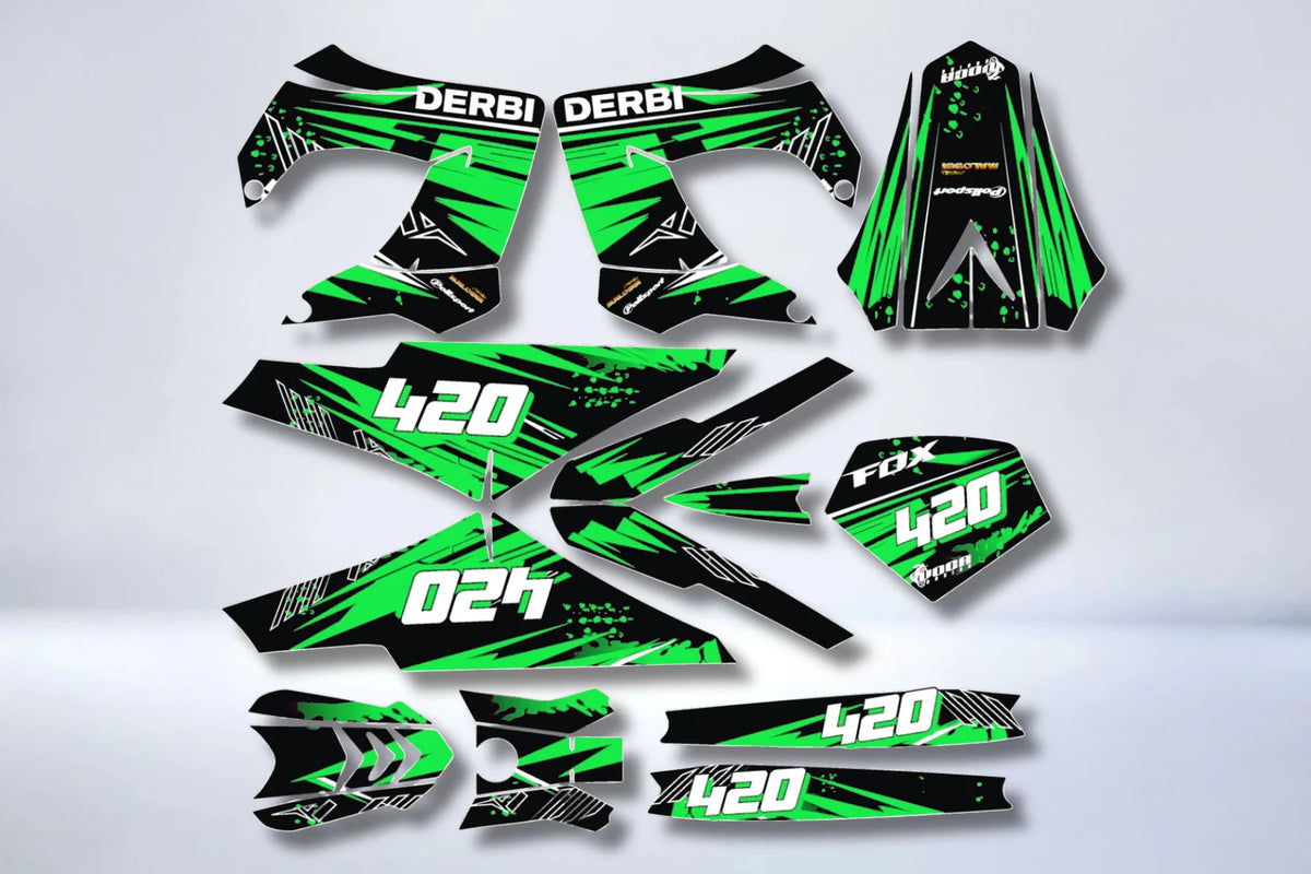Dekor-Kit DERBI Verkleidungen Victoria Bull Tun'R - ROSA