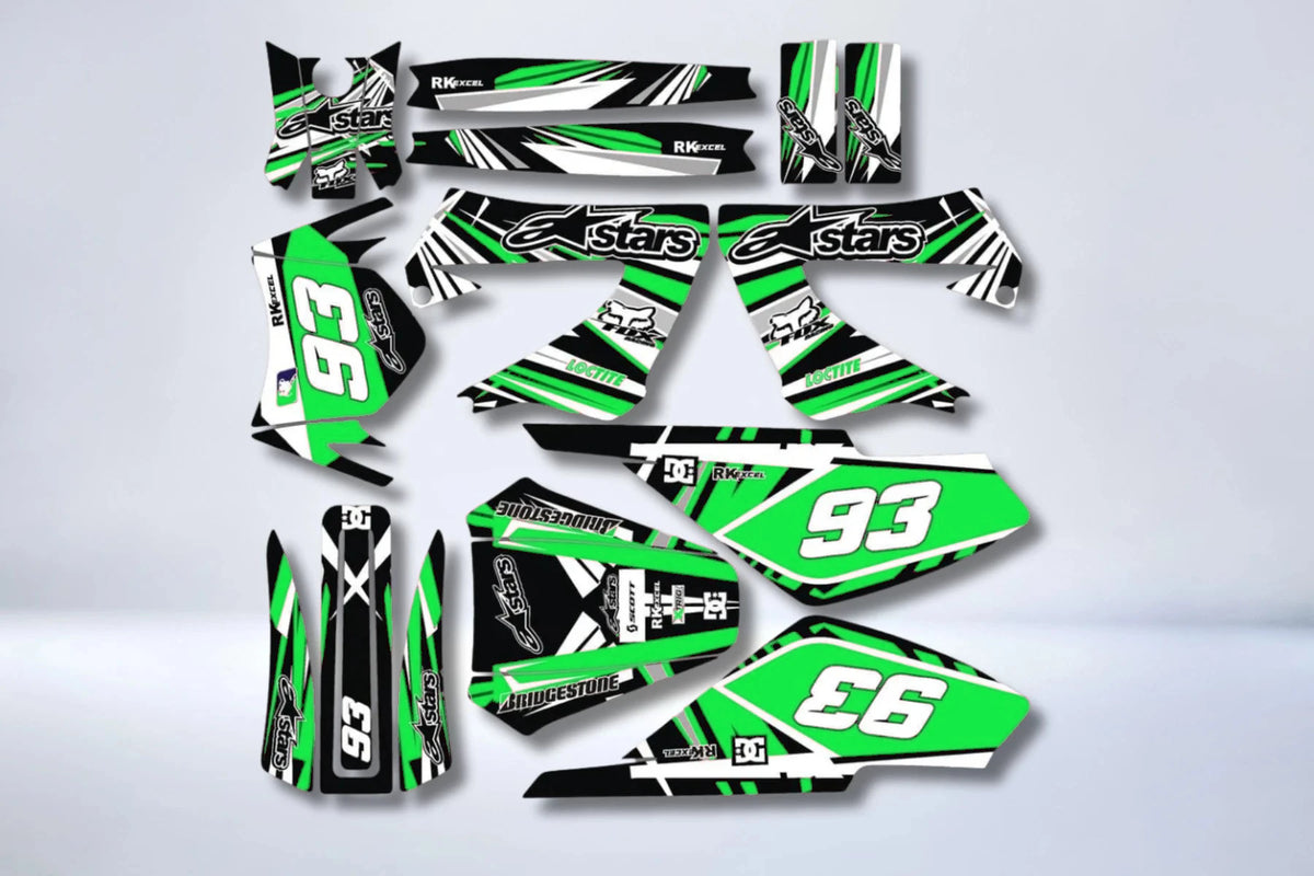 Kit Déco DERBI XTREME XRACE AVANT 2011 - RED ALPINESTAR