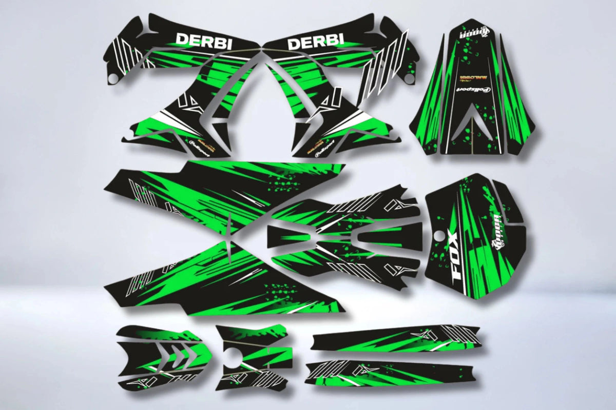 Kit de adhesivos DERBI PLASTIQUE TNT PINK