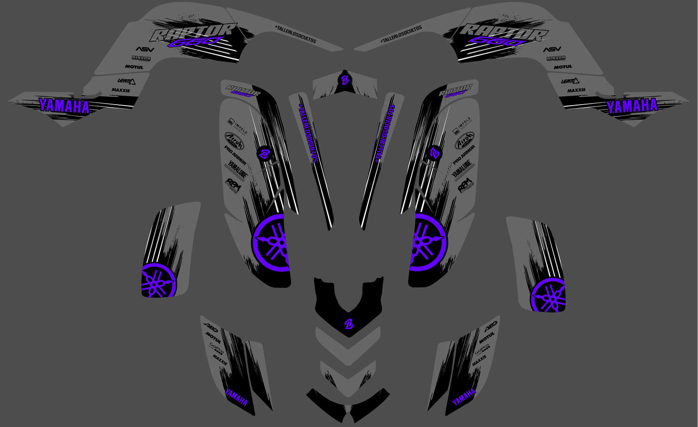 Kit déco Yamaha YFM 660 RAPTOR - XAVORA