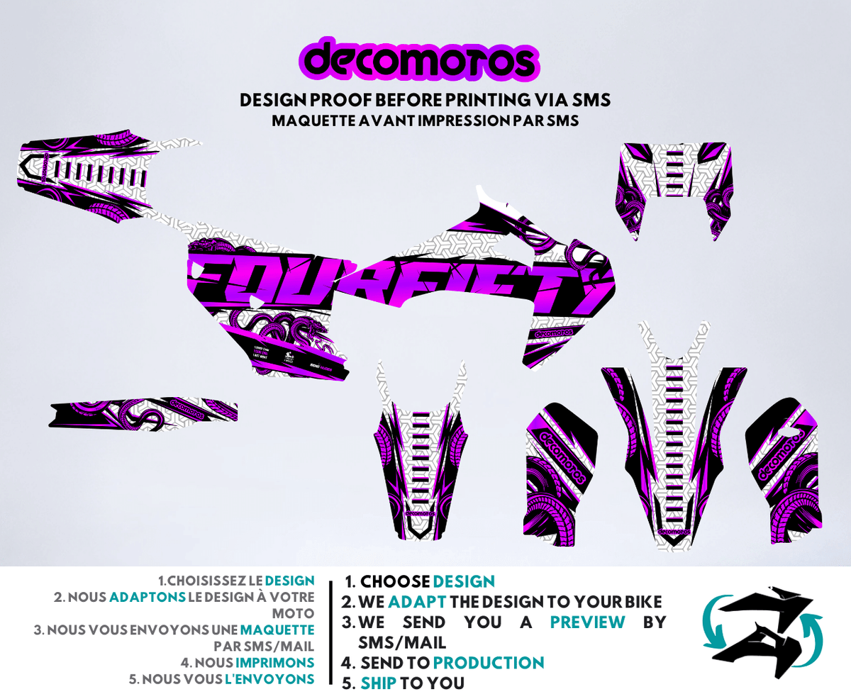 White FourFifty by @sumonico_official - Kit Déco Semi-Personnalisé