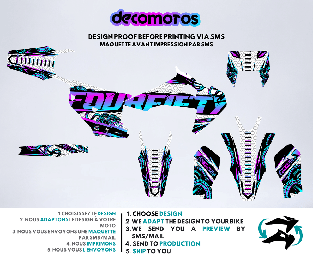 White FourFifty by @sumonico_official - Kit Déco Semi-Personnalisé