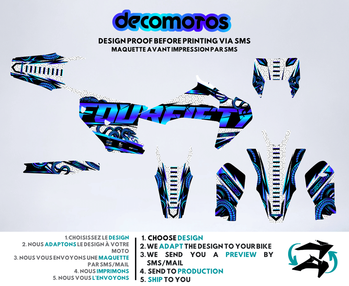 White FourFifty by @sumonico_official - Kit Déco Semi-Personnalisé