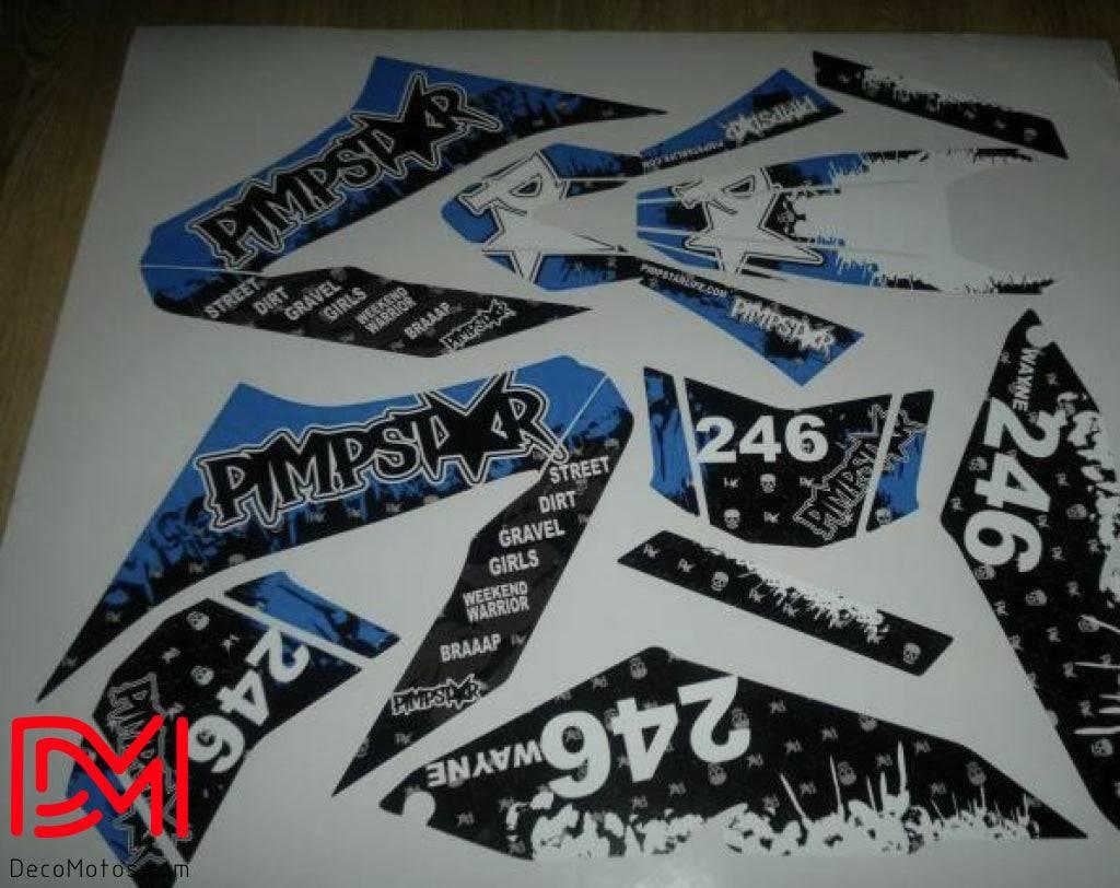 Kit Déco Yamaha WRR WRX 125 - BLUE