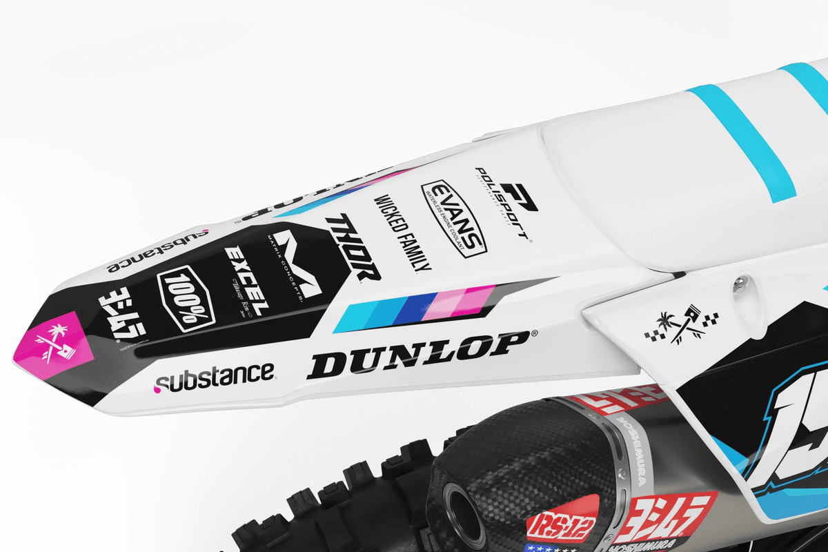 Ópalo - Kit de decoración YAMAHA YZ/YZF/WR/WRF/TTR/DTR/DTX/XT660