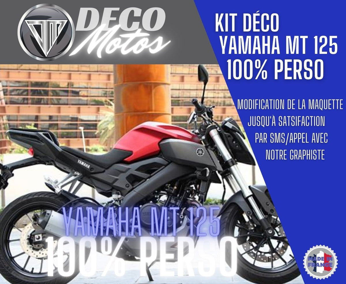 Kit Déco Moto Replica Yamaha MT 125 60th Anniversary| MT 125