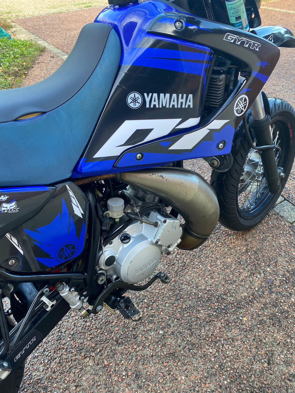 Kit Déco Yamaha DTR DTX 125 2004-2007 - BLEU