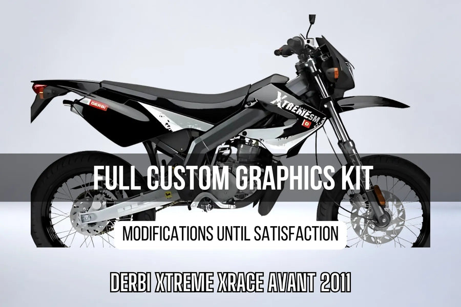 Graphics kit DERBI XTREME XRACE BEFORE 2011 100% custom