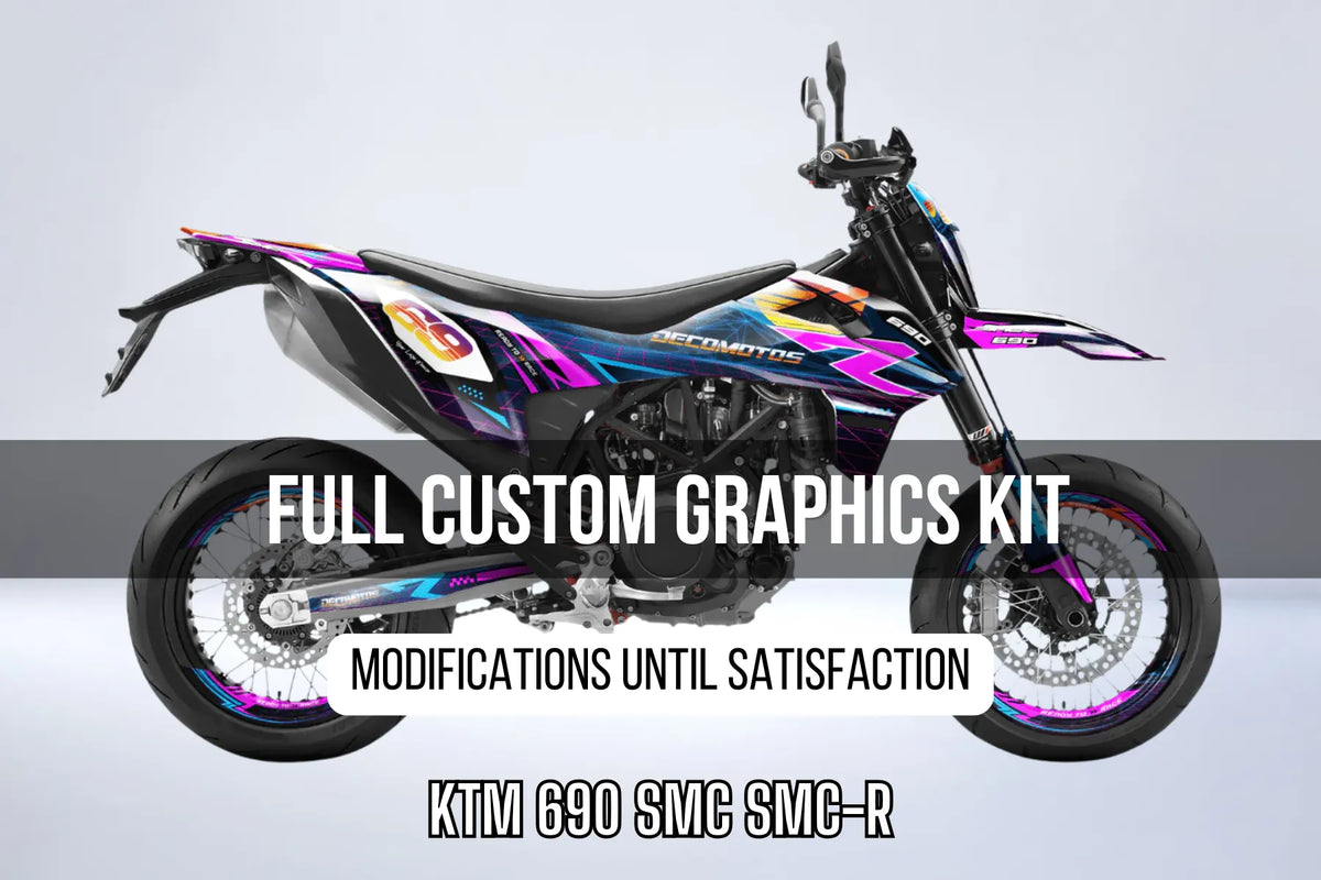KTM 690 SMC SMC-R 100% custom graphics kit