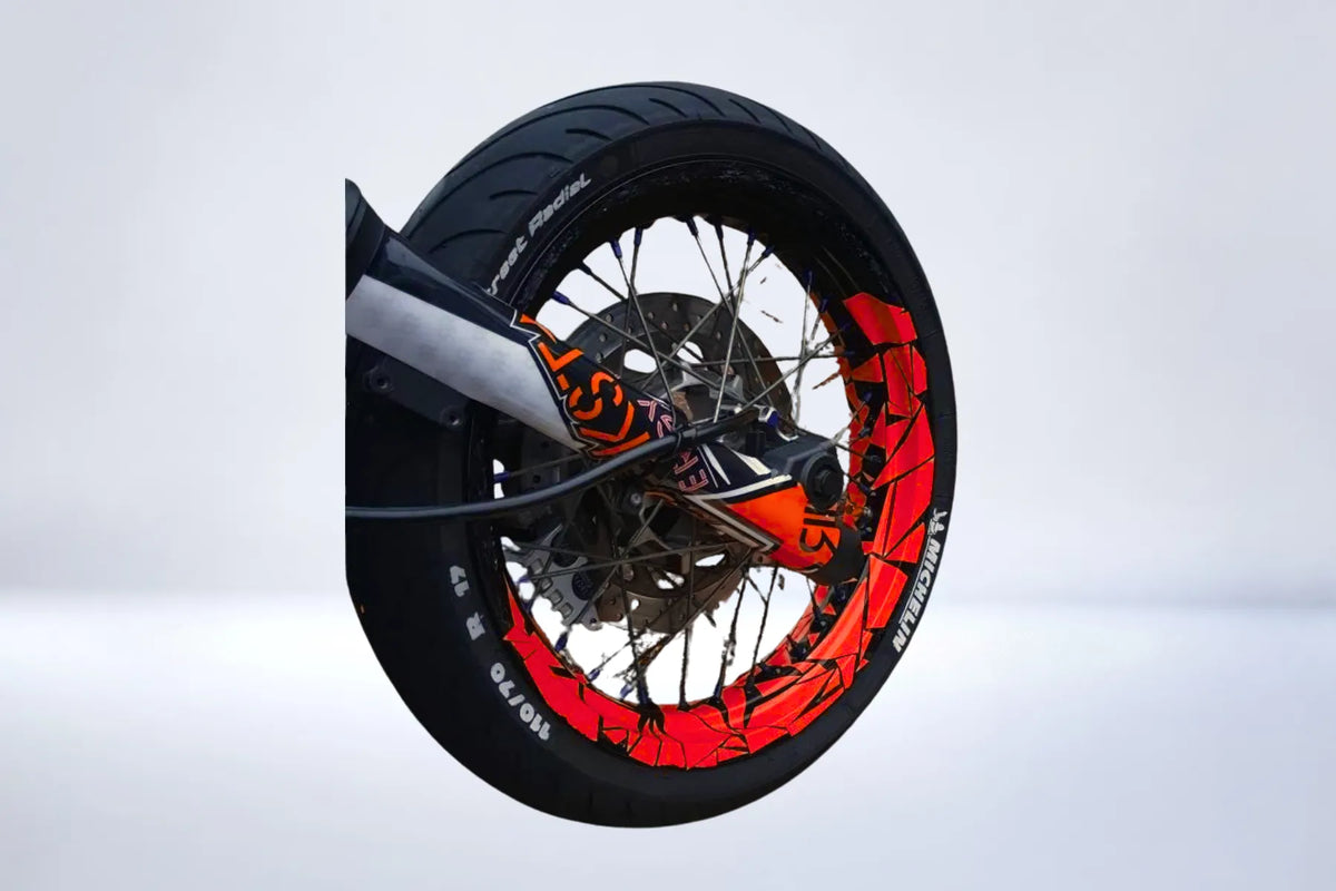 Half-Rim Triangle Stickers (for 2 rims)