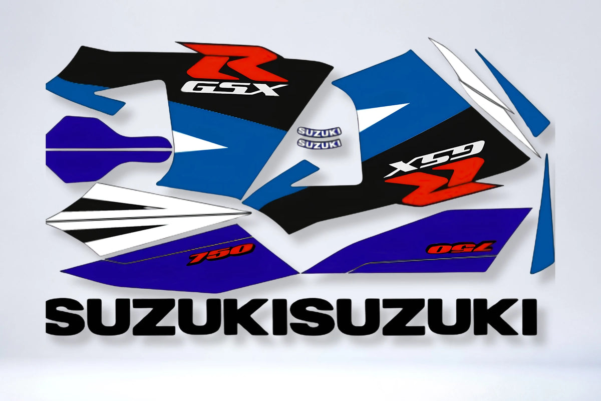 Dekor-Kit SUZUKI GSXR 750 K4 - BLAU