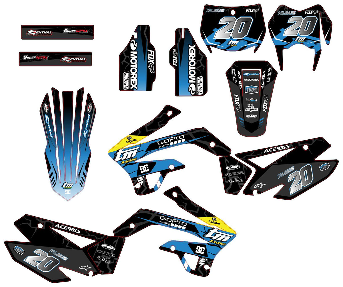 Dekor-Kit TM Racing EN 125-250-300-450 2008-2014 - EXALIS