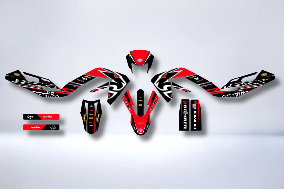 Kit Déco Aprilia SX 125 2005-2015 - BLACK BLOOD