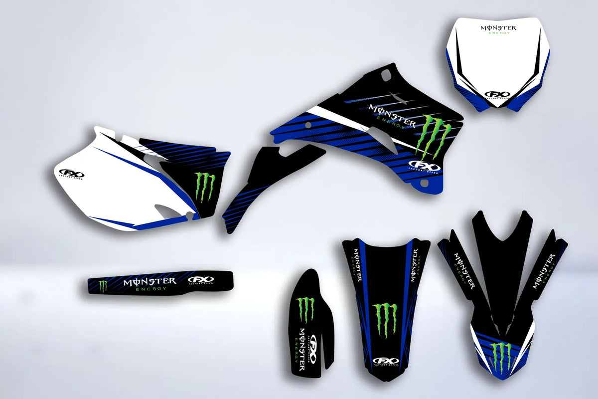 YAMAHA YZF 250-450 2006-2009 - MONSTER BLUE DECORATION KIT