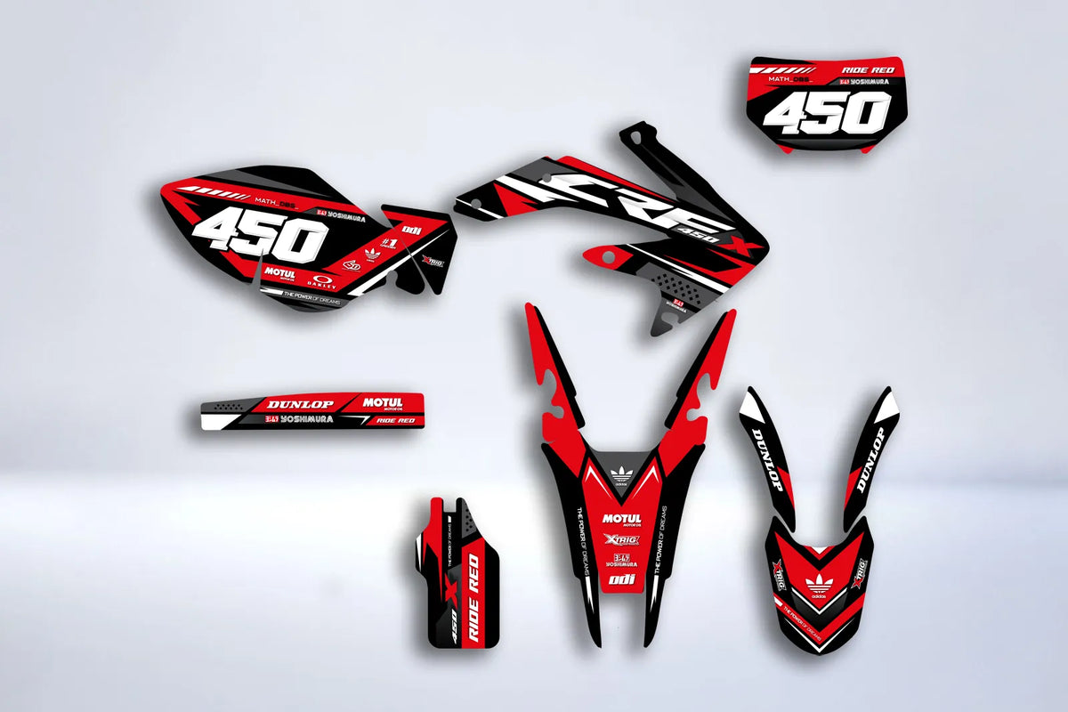 graphics kit HONDA CRF 450X 2005-2017 - HESTIA