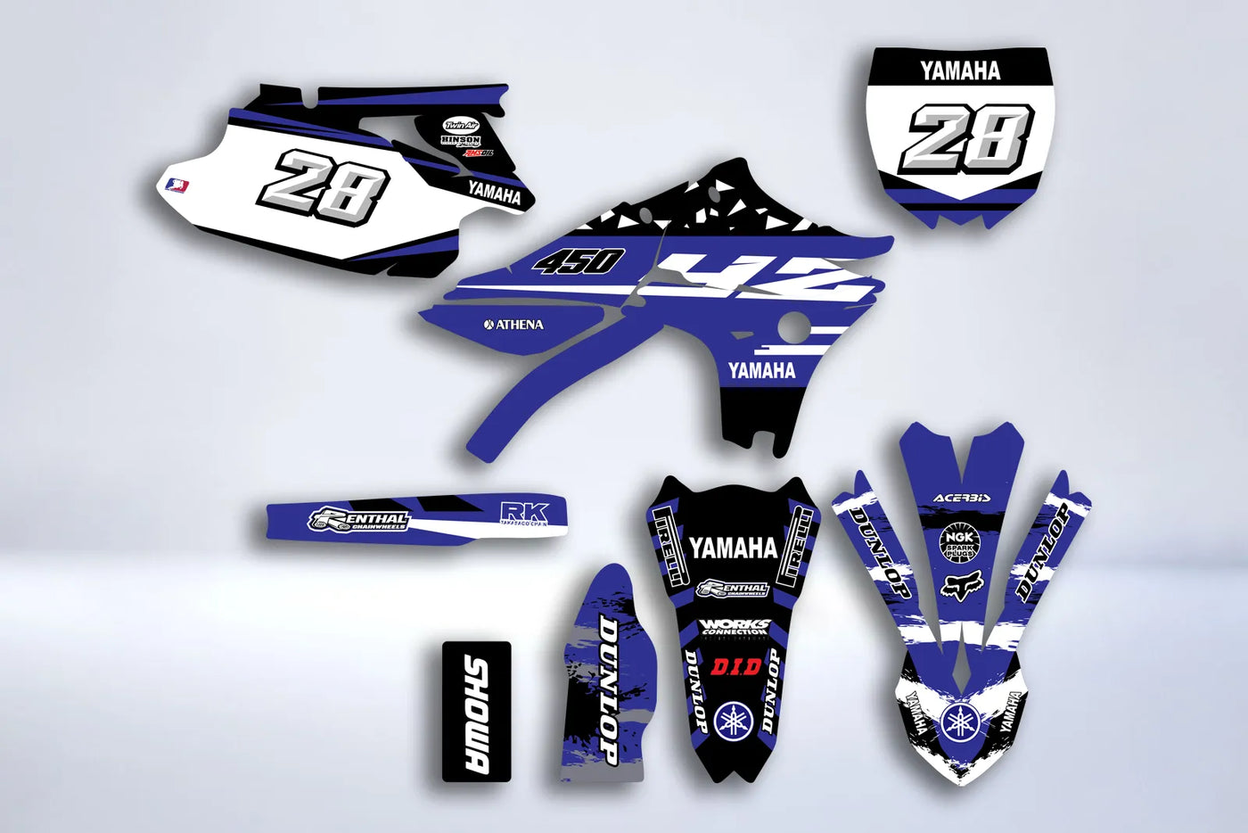 Kit Déco YAMAHA YZF 450 2010-2013 - ORIGINAL