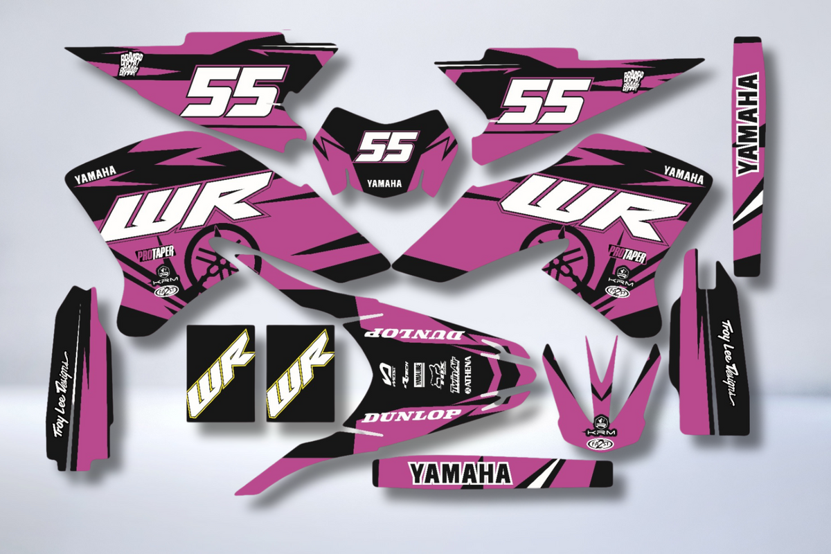 Kit Déco Yamaha WR250X/R 2008-2015 - OLD PINK