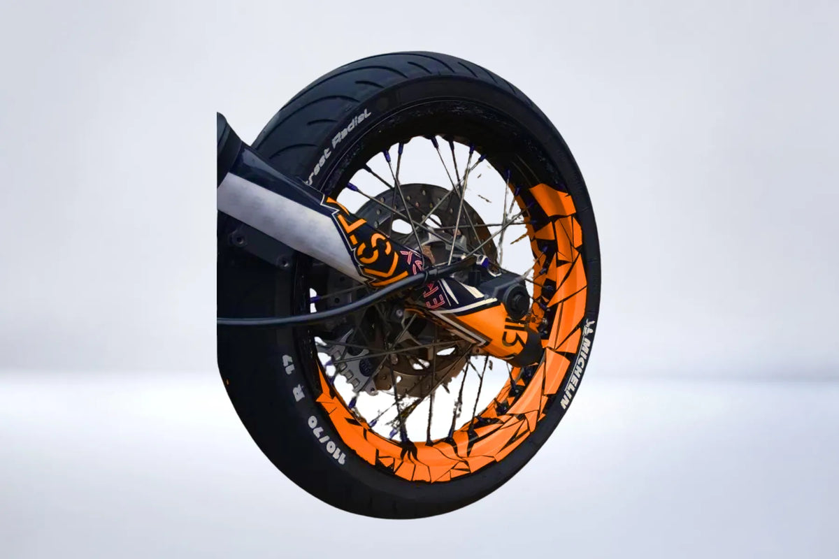 Half-Rim Triangle Stickers (for 2 rims)