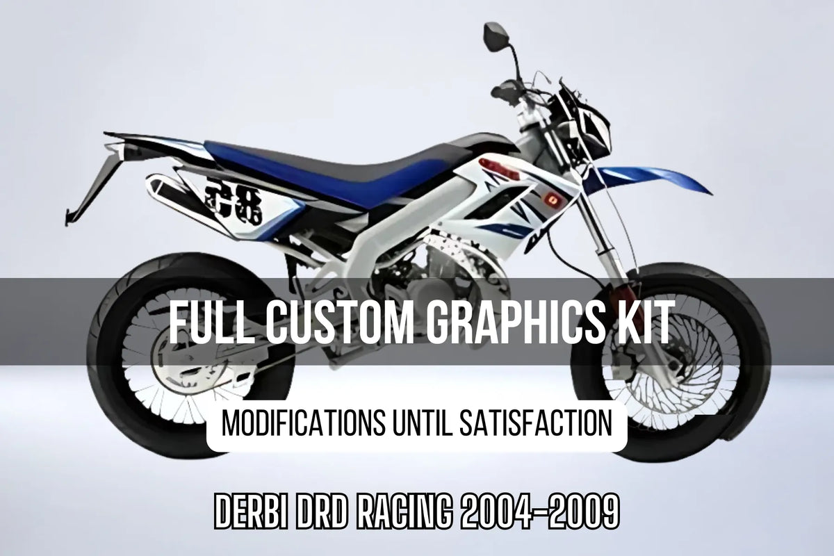 Kit Déco DERBI DRD RACING 2004-2009 100% personnalisé