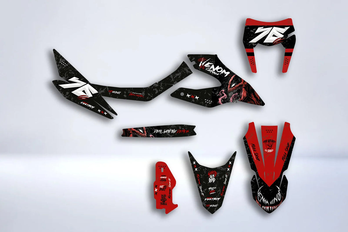 graphics kit Derbi Senda DRD 125 SM / Aprilia SX 125 2018-2024 - VENOM