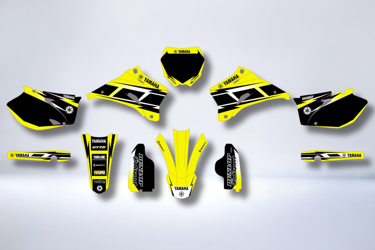 YAMAHA YZF 250-450 2006-2009 - YELLOW DECORATION KIT