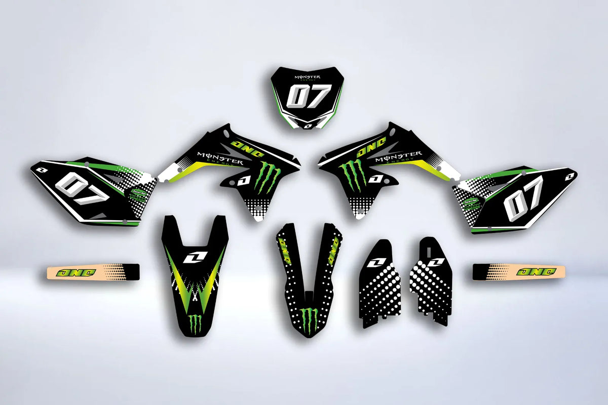 Suzuki RMZ 450 2008-2017 Deco Kit - Green Monster