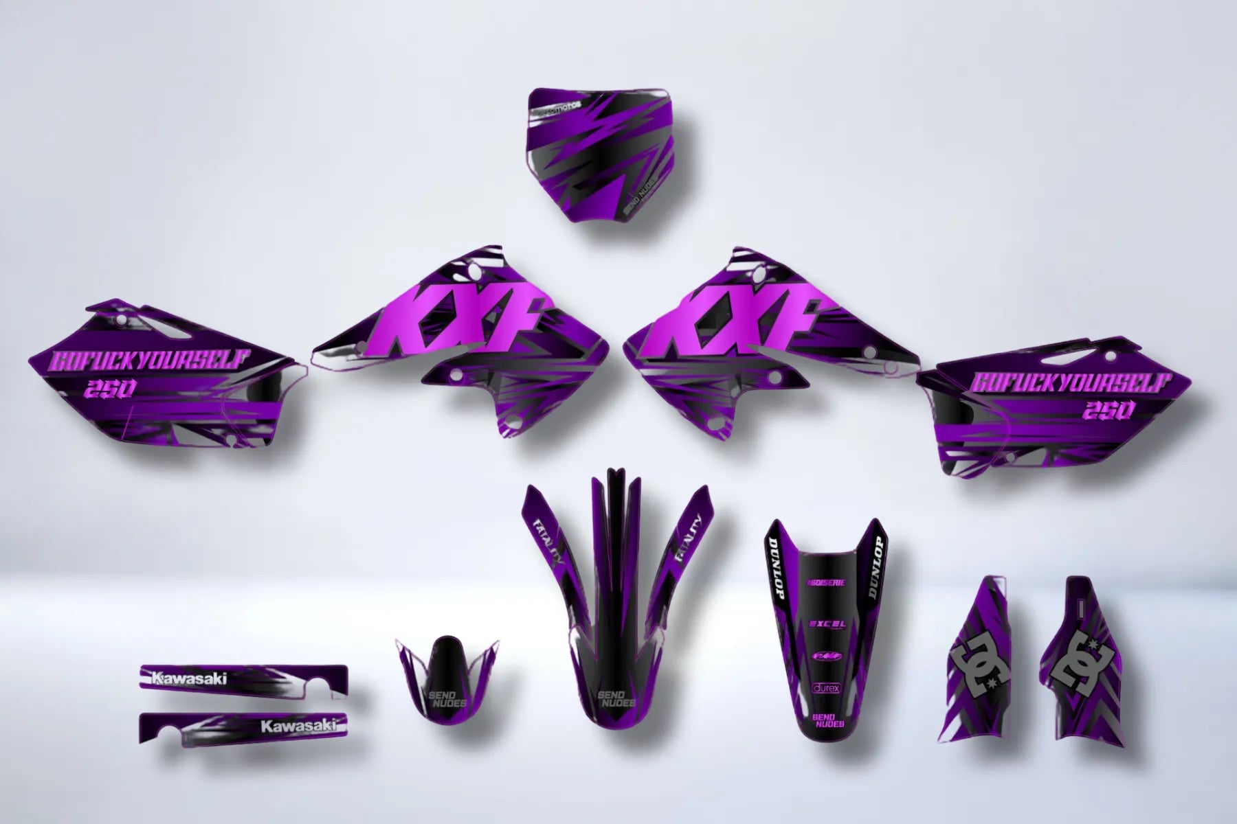 ＊送料無料＊deco shop専用 Kit déco KAWASAKI personnalisé | DecoMotos – Page 2