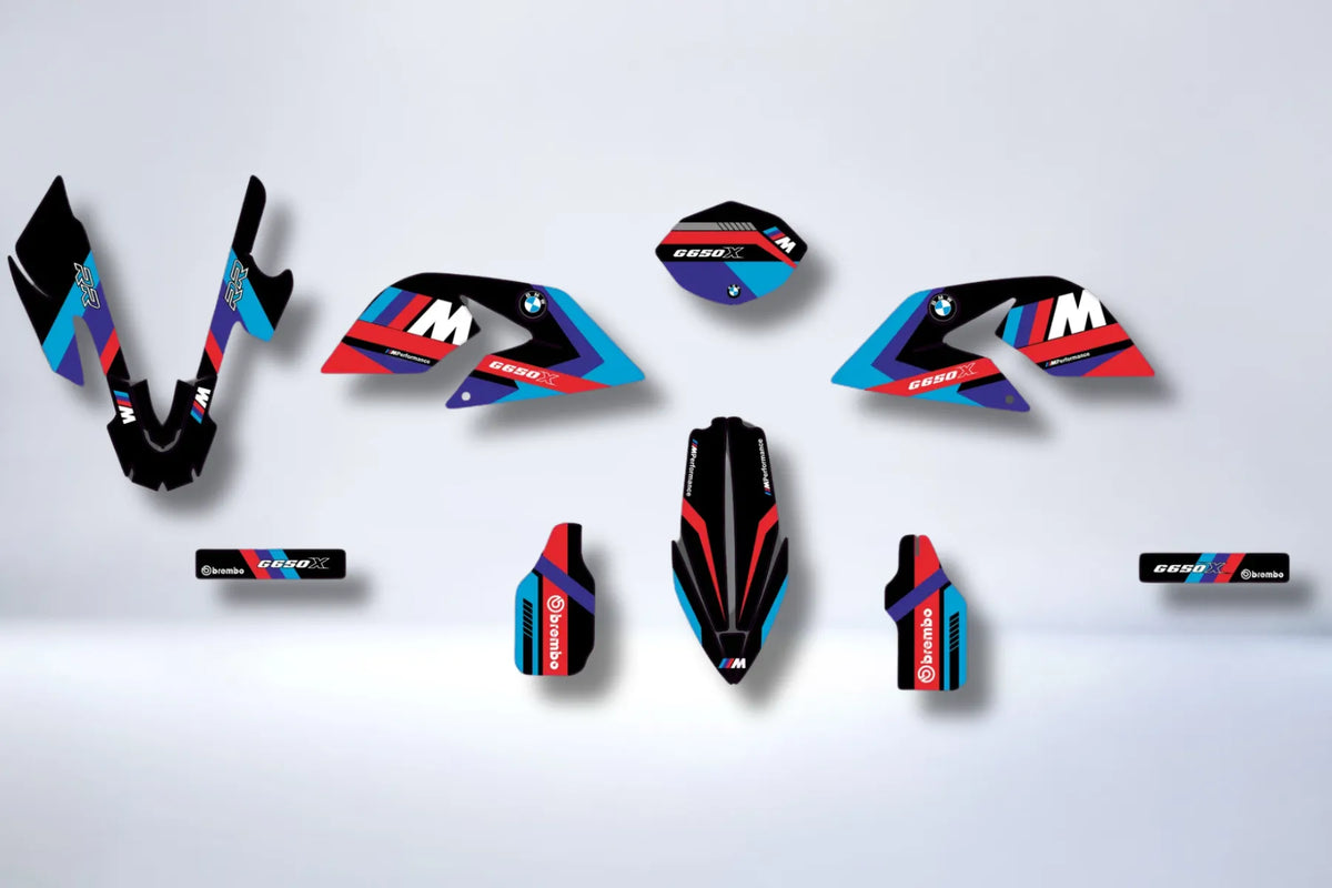 Kit de Decoração BMW G 650 X Challenge - PRETO