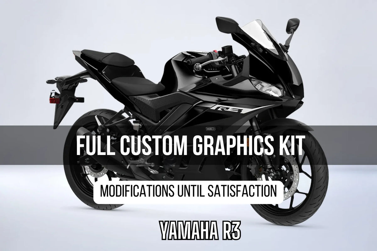 YAMAHA YZF R3 100% custom graphics kit