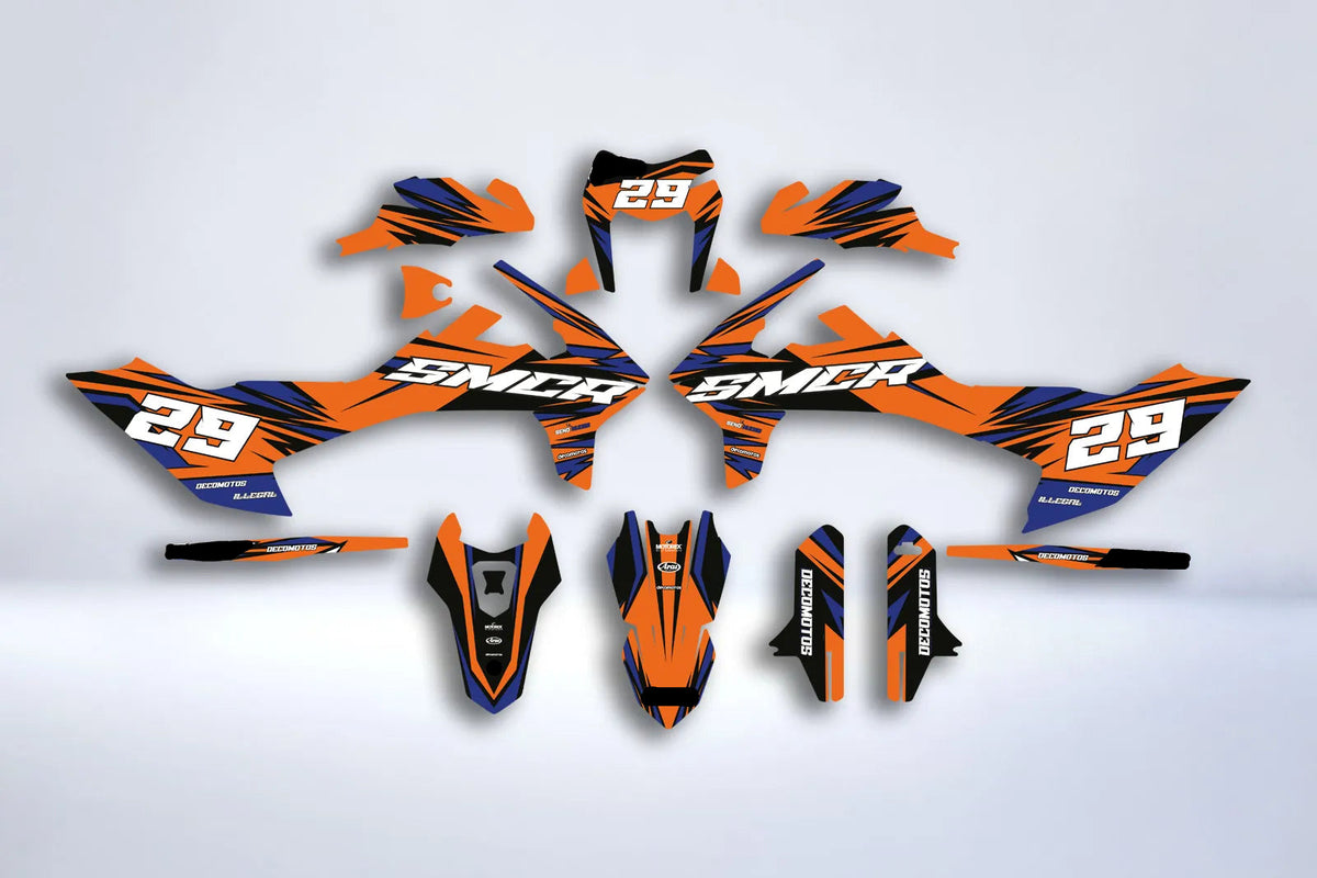 KTM 690 SMCR 2019-2024 graphics kit - GRETA BY @hannesfourfiddy