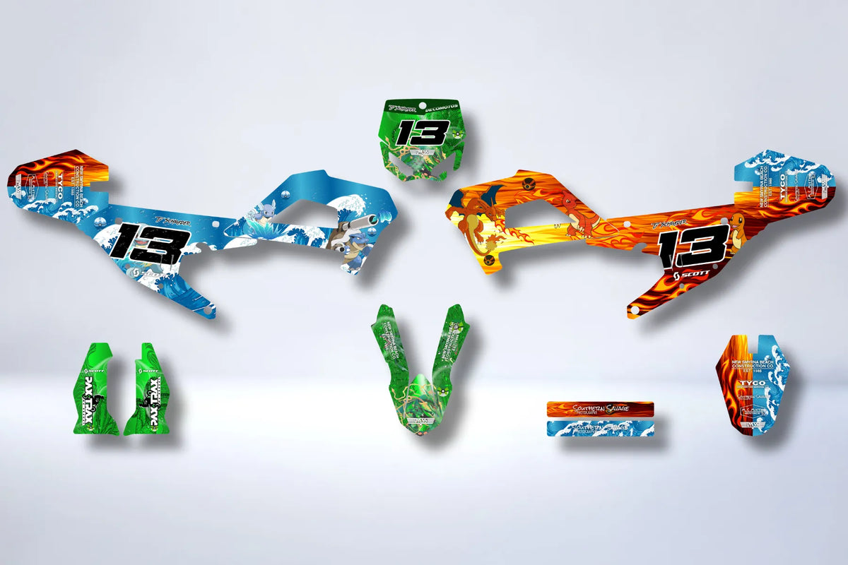 kit gráfico Cobra CX65 (2022-2025), CX50JR, CX3E, CX50SR, CX50FWE (2025) - POKEMON