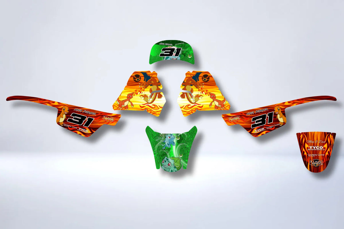 YAMAHA PIWI PW 50 80 1990-2025 graphics kit - POKEMON