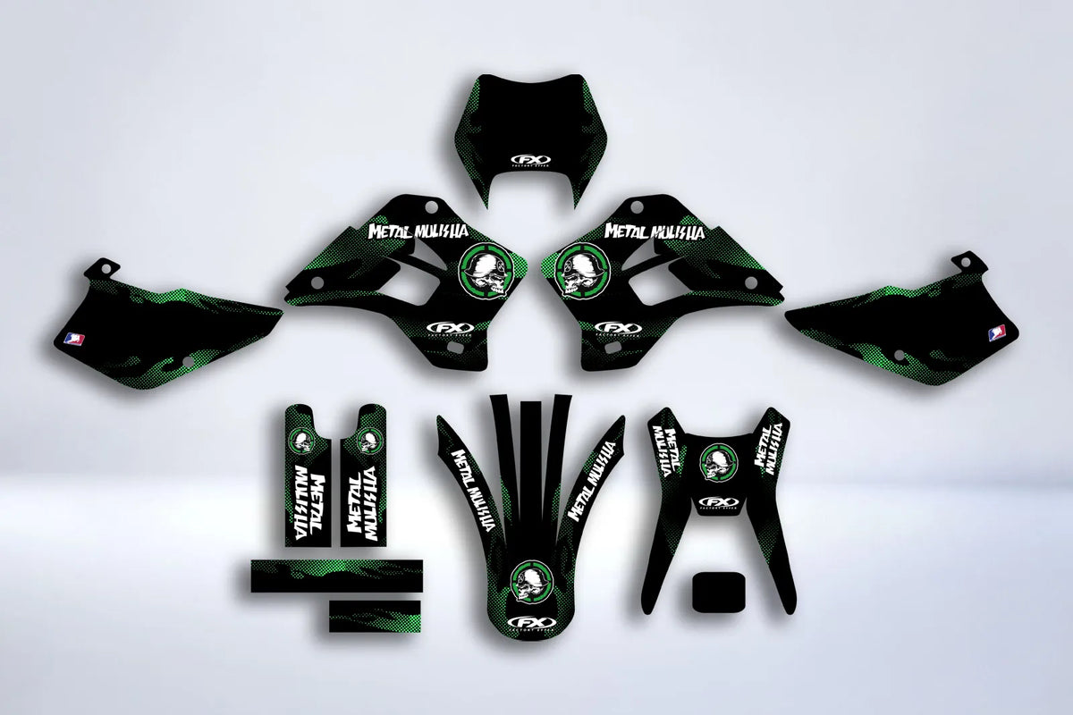 graphics kit KAWASAKI KDX 200-220 1995-2005 - METAL MULISHA