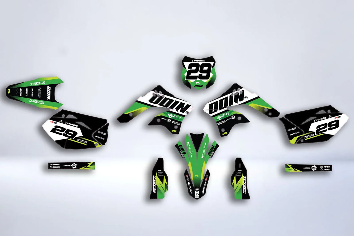 kit grafiche Kawasaki KXF 450 2006-2008 - AURA