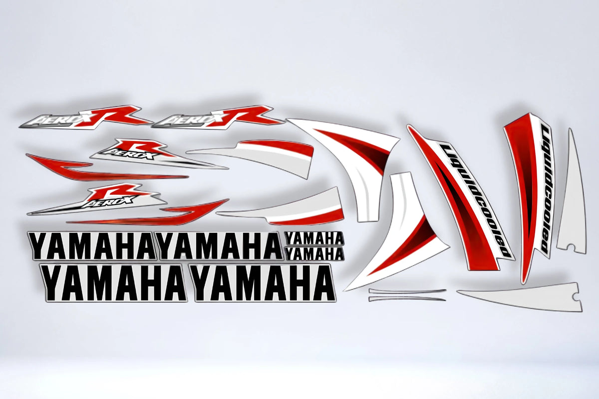 Yamaha Aerox Dekorationskit 2012 - WEISS