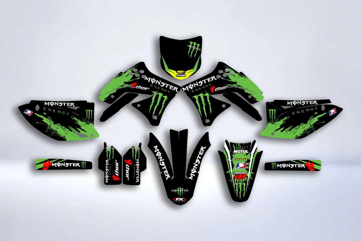 Kit Déco KAWASAKI KXF 250 2009-2012 - MONSTER #5