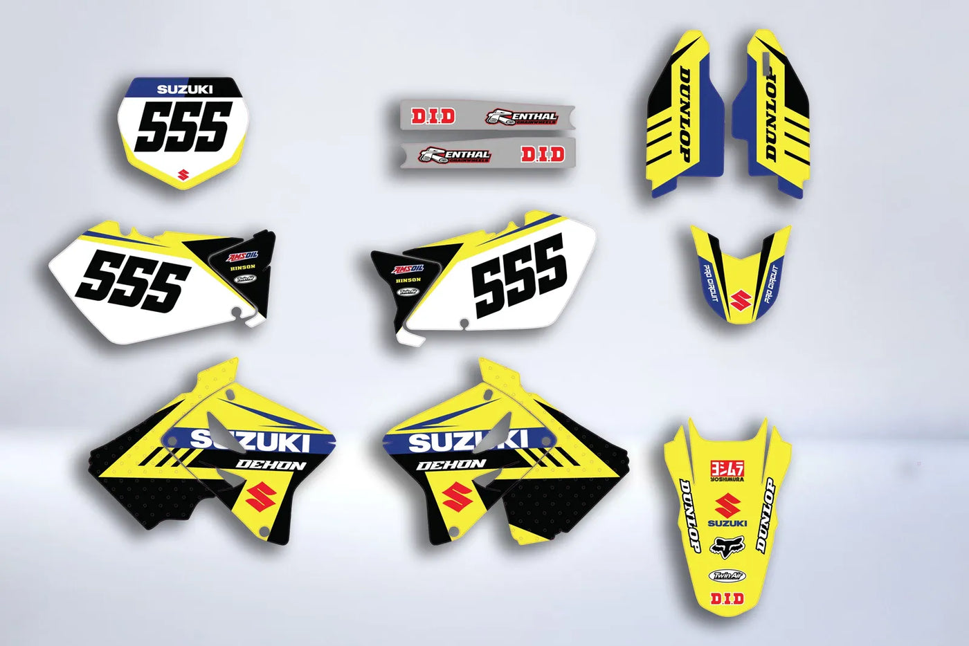 Kit Déco SUZUKI RM 125-250 2001-2012 - ORIGINE