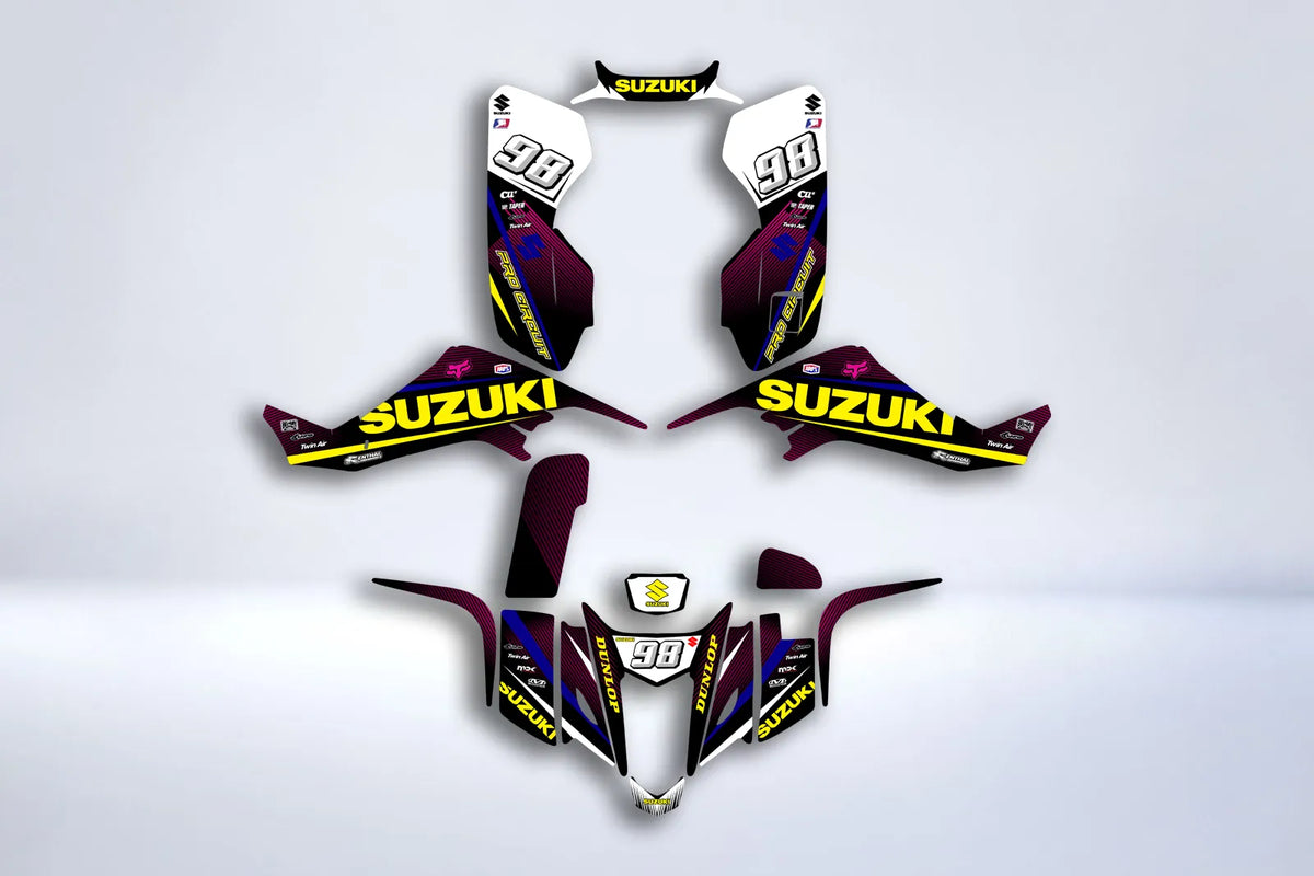 PINK FOX graphics kit - SUZUKI LTZ 400 2003-2008 (carburetor model)