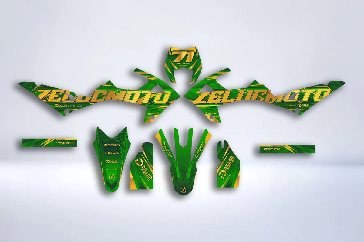 Kit Déco Rieju MRT 2022-2025 - EMERALD BY @zelucmoto