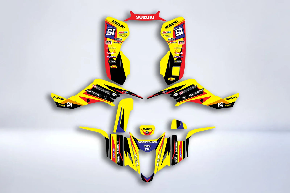 Kit Déco SUZUKI LTZ 400 2003-2008 MAKITA (modèle carburateur)
